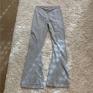 Gray Flared Pants